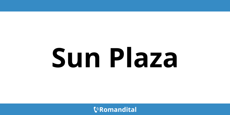 Contact telefon DIGI deranjamente în Sun Plaza